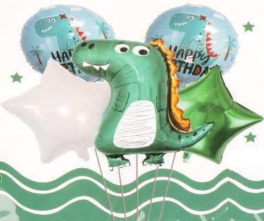 Foil Balloon set - Happy Birthday Dino 5Pc